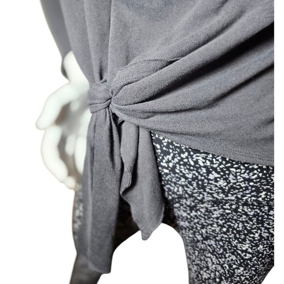 UMGEE Grey Long Sleeved Slouch Off Shoulder Shirt sz M - Picture 6 of 10